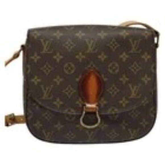 LOUIS VUITTON Monogram Saint Cloud GM Shoulder Bag M51242 LV Auth 139343 - Picture 1 of 16